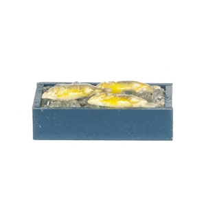 Dollhouse Miniature Box of Fresh Fish on Ice by Town Square Miniatures