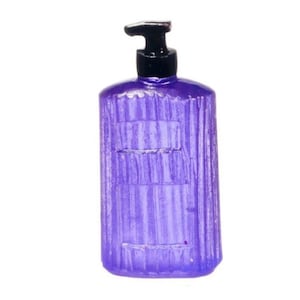 Dollhouse Miniature  1:12 scale Purple Bottle of Hand Soap by Falcon Miniatures