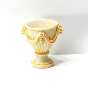 Dollhouse Miniature Ivory Urn by Falcon Miniatures