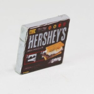 Dollhouse Miniature Pack of Chocolate Bars by Cindis Minis