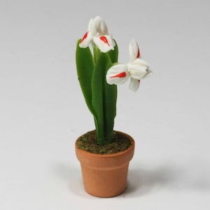 Dollhouse Miniature Springtime Iris by Falcon Miniatures