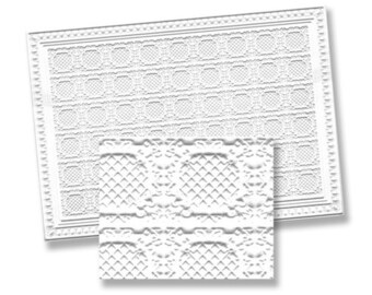 Dollhouse Faux Tin Ceiling Panel by World Model Miniatures