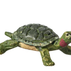 Dollhouse Miniature Adorable Pet Turtle by Town Square Miniatures