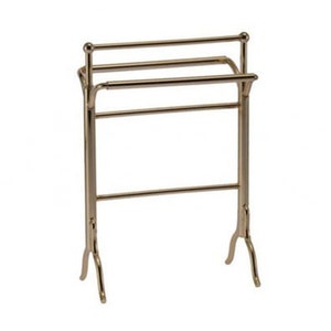Dollhouse Miniature Brass Towel Rack by International Miniatures
