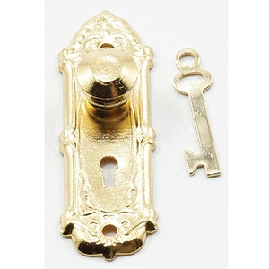Dollhouse Miniature Brass Opryland Door Handles