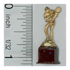 Dollhouse Miniature Tennis Trophy by Island Crafts and Miniatures