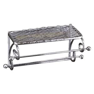 Dollhouse Miniature Metal Bathroom Wall Shelf by Reutter Porcelain