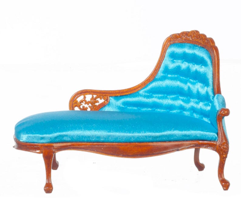 Dollhouse Miniature Artisan Chaise Lounge Louis XV Etsy