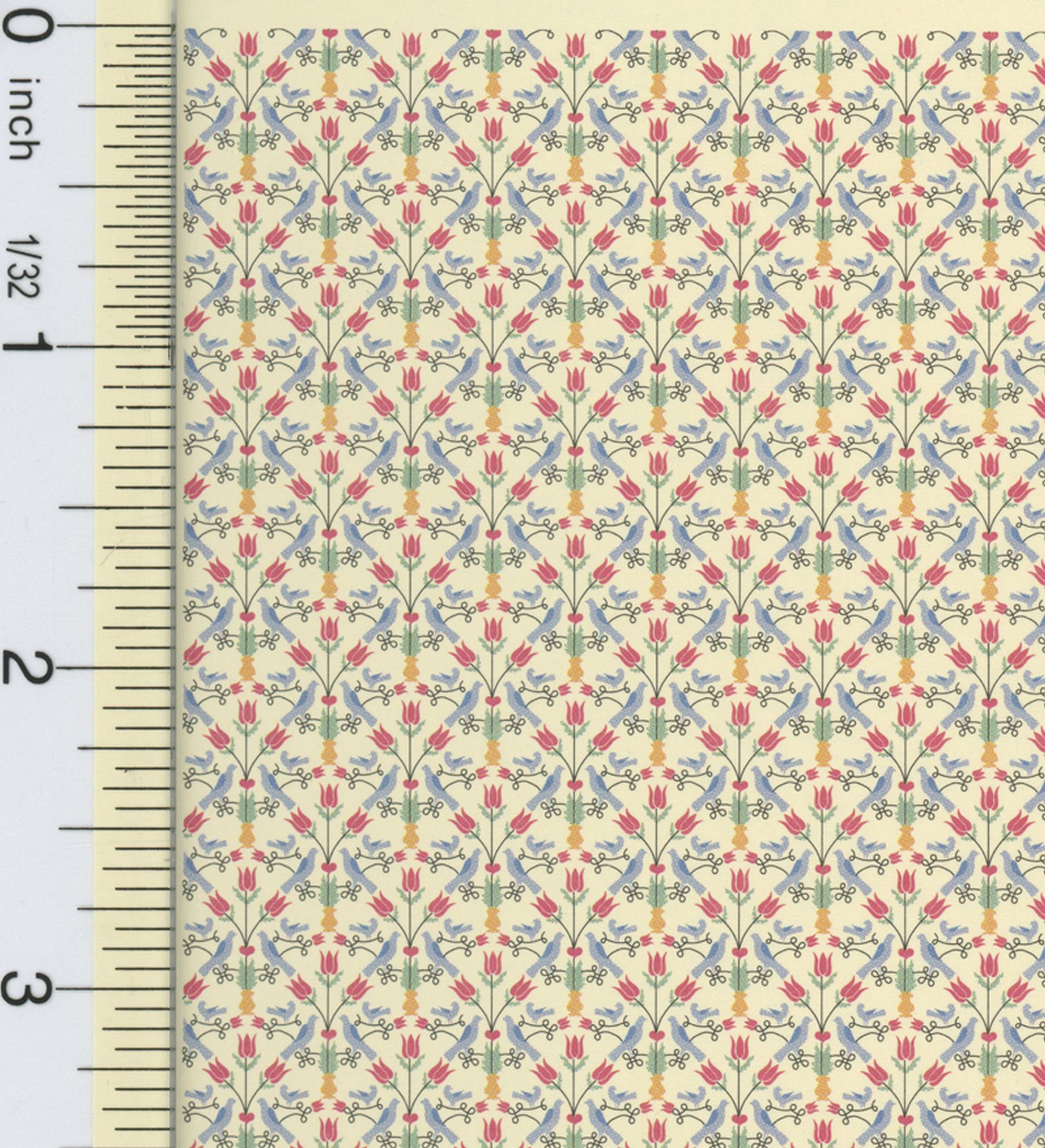 Dollhouse Wallpaper Half Scale Pennsylvania Dutch Etsy