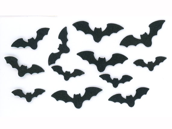 Dollhouse Miniature Set of 10 Paper Bats for Halloween - Etsy