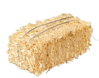 Dollhouse Miniature  - Large Hay Bale for Seasonal or Halloween