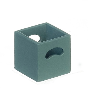 Dollhouse Miniature Storage Box Blue by Town Square Miniatures