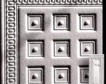 Dollhouse Faux Tin Ceiling Panel by World Model Miniatures