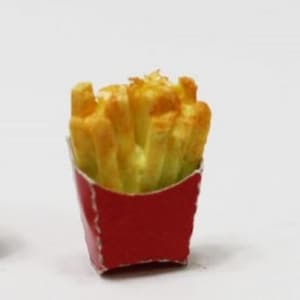 Dollhouse Miniature Delicious Fast Food French Fries
