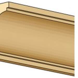 Dollhouse Miniature Crown Molding/Cornice