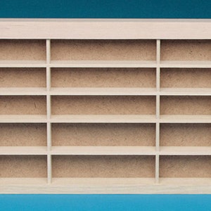 Dollhouse Miniature Unfinished Wall Store Bookshelves by Houseworks hw9954