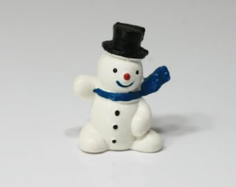 Dollhouse Miniature Snowman Figurine