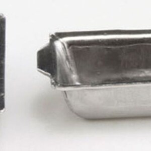 Dollhouse Miniature Silver Baking Muffin Pan 2 pc 1:12 scale F12A Dollys Gallery 