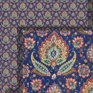 Dollhouse Wallpaper - Blue Paisley by World Model 35600