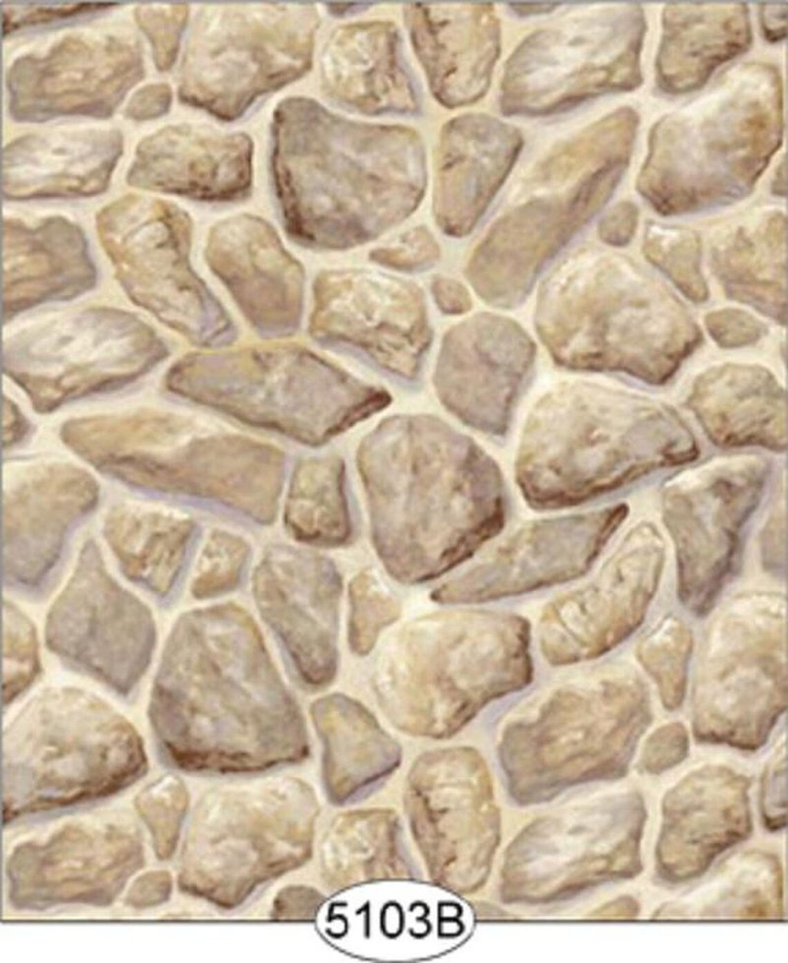 Dollhouse Wallpaper Castle Cobblestone | Etsy