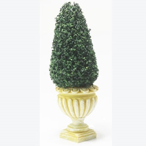 Dollhouse Miniature Artisan Topiary in an Italian Pot by Falcon Miniatures