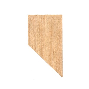 Dollhouse Miniature 1000 Large Diamond Cedar Shingles for Roofing by Alessio Miniatures