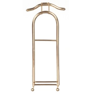 Dollhouse Miniature Brass Valet by Town Square Miniatures
