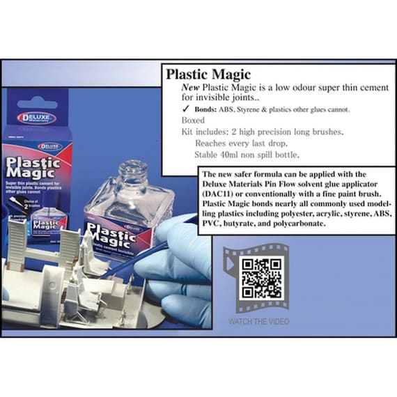 Plastic Magic Plastic Cement 40ml by Deluxe Materials 