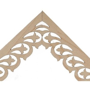 Dollhouse Miniature Angle Laser Roof Trim by Alessio Miniatures   am302a