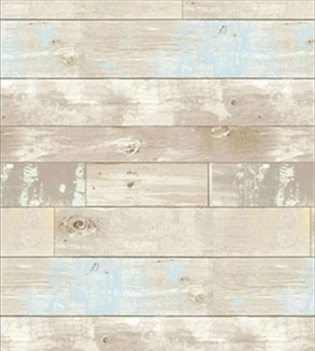 Dollhouse 1:12 Scale Wallpaper Reclaimed Wood Floor Blue - Etsy