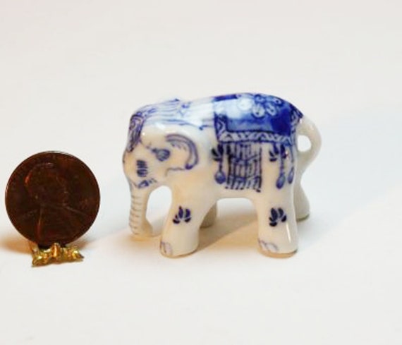 Casa de muñecas en miniatura de elefante 