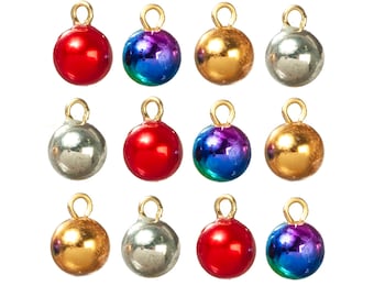 Dollhouse Miniature Ball Ornaments for Holiday Decoration by Town Square Miniatures