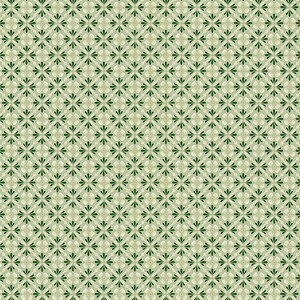 Dollhouse Wallpaper Green Geometric by Bradbury