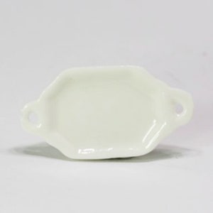 Dollhouse Miniature Fine Porcelain Tray