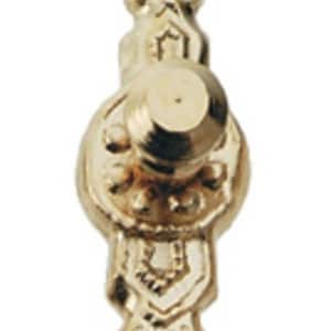 Dollhouse Miniature Brass Plated Round Doorknob by Houseworks