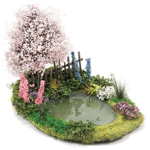 Dollhouse Miniature Large Victorian Garden Pond by Creative Accents