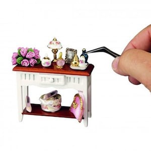 Dollhouse Miniature Ladies Dressing Table  by Reutter Porcelain