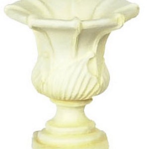 Dollhouse Miniature Caesars Urn in Ivory by Falcon Miniatures