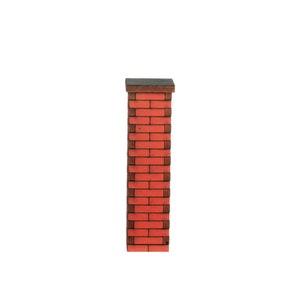 Dollhouse Miniature Small Brick Column by Alessio Miniatures