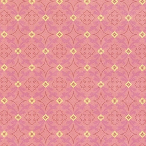 Dollhouse Wallpaper Victorian Gathering Red