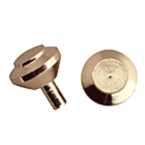 Dollhouse Miniature Four Brass Look Round Cabinet Pulls by Classics