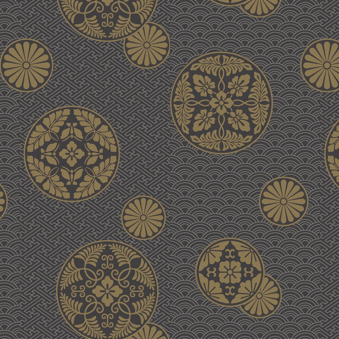 Dollhouse Wallpaper Kazume by Bradbury & Bradbury - Etsy