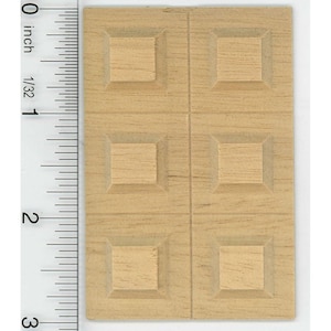 Dollhouse Miniature Wainscot Panel
