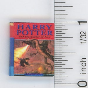 Dollhouse Miniature Childrens Book Red (#2) by R.B. Foltz and Co