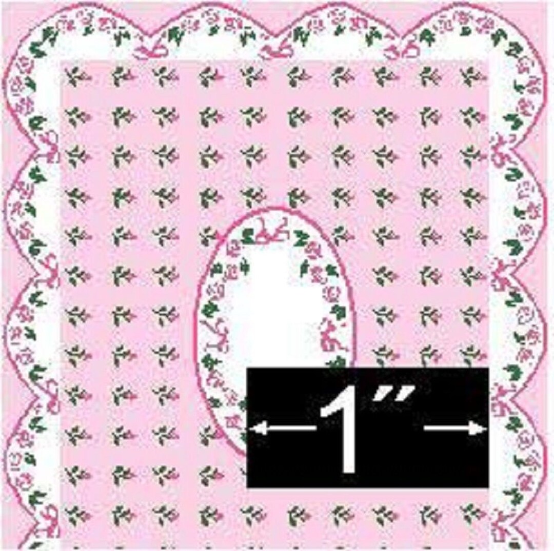 Dollhouse Miniature Rug 1:24 Scale