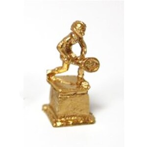 Dollhouse Miniature Girls Tennis Trophy by Island Crafts and Miniatures