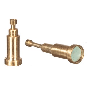 Dollhouse Miniature Hand Held Extending Telescope by Town Square Miniatures