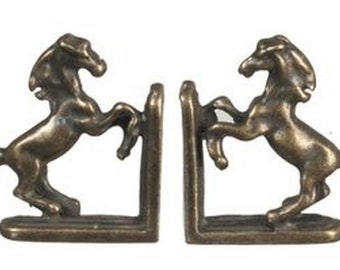 Dollhouse Miniature 1:12 Scale Horse Bookends