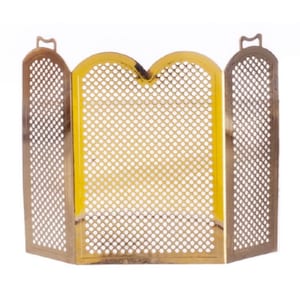 Dollhouse Miniature Brass Fireplace Screen