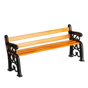 Dollhouse Miniature Park Bench  by Town Square Miniatures